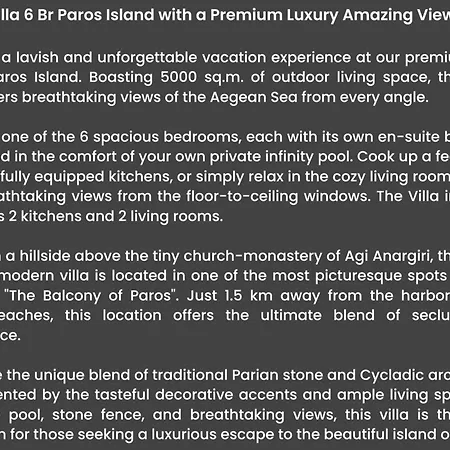 Quality Brand Villas: Luxurious 6br Monaco With Infinity Pool In Villa