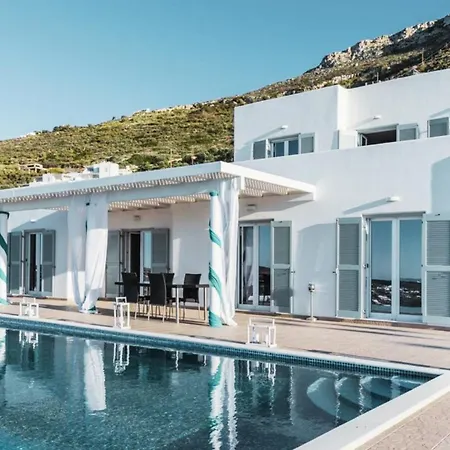 Quality Brand 6br Magnificent Private Monaco Paros, Large Infinitive Pool, Amazing Views Парос